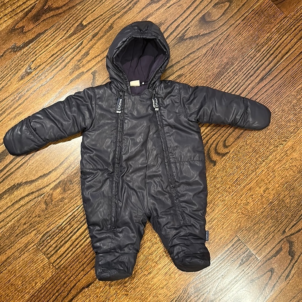 Jottum Newborn Baby Navy Blue Snowsuit Size 0-2